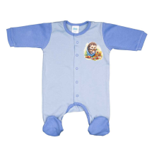  Vékony, pamut, elöl patentos kisfiú rugdalózó Süni mintával rugdalózó