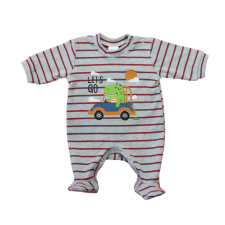  Vékony, pamut rugdalózó Dínós mintával rugdalózó