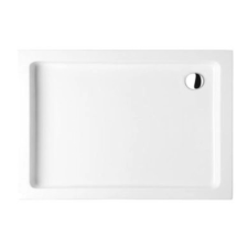 VELA BANYO Hera aszimmetrikus akril zuhanytálca 80 x 100 cm kád, zuhanykabin