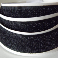 Velcro Tépőzár - fekete, öntapadós rövidáru