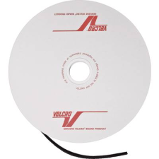 Velcro Tépőzár szalag, 1 m x 20 mm, fekete, méteráru (22902033099925-1) asztali számítógép kellék