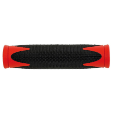 Velo két komponensű normál gumi markolat, 130 mm, fekete-piros kerékpár kormány