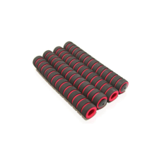 Velo szivacs markolat készlet, 4 x 220 mm, fekete-piros kerékpár kormány