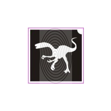  Velociraptor - dinó (csss0233) csillámtetoválás