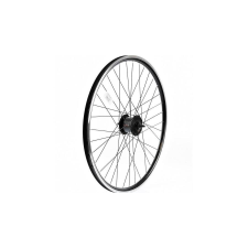 VeloGo -Malvestiti 26 colos (559 mm) első kerék, agydinamós, csavaros tengellyel, fekete kerékpár és kerékpáros felszerelés