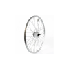 VeloGo -Malvestiti 28-29 colos (622 mm - 700C) trekking első kerék, agydinamós, csavaros tengellyel, ezüst színű