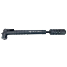 Velotech műanyag minipumpa, minden szeleptípushoz, fekete kerékpár és kerékpáros felszerelés