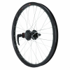 VELOX MTB 20” hátsó kerék, Kargo tárcsafékes, V-fékes, e-bike-hoz, alu, fekete, duplafalú, Velox agy, 6 furatos tárcsához, 10-9-8 sebességes kazettához (megerősített) VELOX Bicikli alkatrészek Kerékpár alkatrészek Kerékpár kerekek