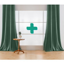 VELVET menta sötétítő függöny 140x250 cm (2 db), fém karikákkal lakástextília
