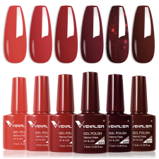  Venalisa Hema Mentes Gél lakk Szett 6DB Piros lakk zselé