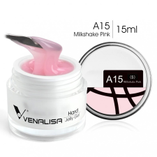  Venalisa Jelly Építőzselé/Builder Gel - A15 Milkshake Pink 15ml műköröm zselé