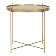 Venezia dohányzóasztal rézszínű, Ø48xh48cm bútor