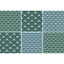 Venilia ÖNTAPADÓS CSEMPEMATRICA OBOLUS GREEN 15cm x 15cm 6db tapéta, díszléc és más dekoráció