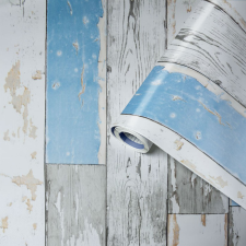 Venilia Prémium Kopott Kék Fa bútorfólia 90cm x 2,1m tapéta, díszléc és más dekoráció