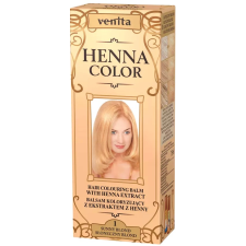 Venita Henna Color hajszínező balzsam 1 napszőke 75ml hajfesték, színező