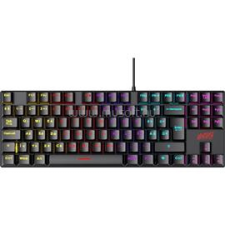 VENTARIS Malevik RGB (Red Switch) mechanikus gamer billentyűzet USB HU (GT-KB10L-R) billentyűzet