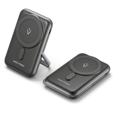 Vention 10000mAh Magnetic Wireless Power Bank (USB-C + Wireless) 20W Black power bank