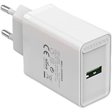 Vention 1-port USB Wall Quick Charger (18W) White (FABW0-EU) mobiltelefon kellék
