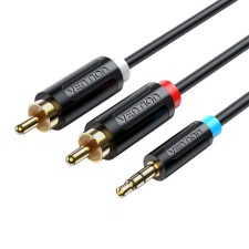 Vention 2xRCA - 3.5mm jack kábel 3m fekete (BCLBI) (BCLBI) kábel és adapter