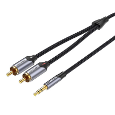 Vention 2xRCA cable (Cinch) jack to 3.5mm Vention BCNBK 8m (grey) kábel és adapter