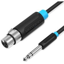 Vention 6.3mm Male to XLR Female Audio Cable 2m Black kábel és adapter