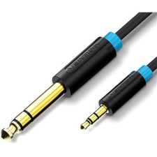 Vention 6,5mm Jack Male to 3,5mm Male Audio Cable 5m - fekete kábel és adapter