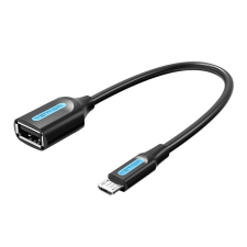 Vention Adapter Micro-USB 2.0 M to F USB-A OTG Vention CCUBB 0.15m (Fekete) mobiltelefon kellék