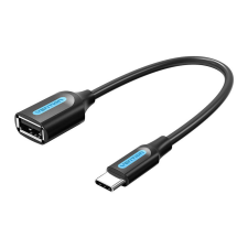 Vention Adapter USB-C 2.0 M és F USB-A OTG Vention CCSBB 0.15m (fekete) mobiltelefon kellék