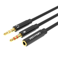Vention audiokábel 3.5mm 0,3m fekete (BBTBY) (BBTBY) kábel és adapter
