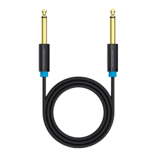 Vention audiokábel 6.35mm TS 0,5m fekete (BAABD) (BAABD) kábel és adapter