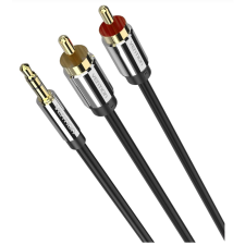 Vention BCFBL 3.5mm Jack apa - 2x RCA apa Kábel (10m) (BCFBL) kábel és adapter