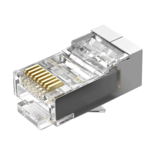 Vention Cat.5E FTP RJ45 moduláris csatlakozó (10db/csomag) átlátszó (IDAR0-10) kábel és adapter