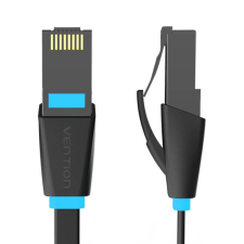 Vention Cat.6 UTP lapos hálózati kábel 3m fekete (IBJBI) (IBJBI) kábel és adapter