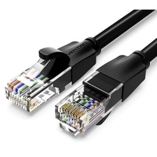 Vention Cat.6 UTP Patch Cable, 2m, fekete kábel és adapter