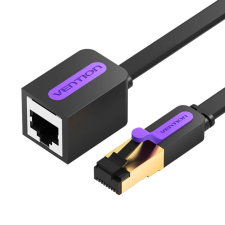 Vention Cat.7 lapos hálózati kábel 3m fekete (ICBBI) (ICBBI) kábel és adapter