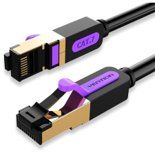 Vention Cat.7 SFTP Patch Cable, 3 m, fekete kábel és adapter