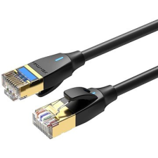 Vention Cat.8 SFTP Patch Cable Slim, 5m, fekete kábel és adapter