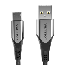 Vention COAHD USB Type-A apa - Micro USB Type-B apa 2.0 Adat és töltő kábel - Fekete (0.5m) kábel és adapter