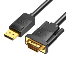 Vention Display Port - VGA átalakító kábel 3m fekete (HBLBI) (HBLBI) kábel és adapter