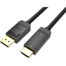  Vention Displayport 4K -> HDMI, (fekete), 3m, kábel kábel és adapter