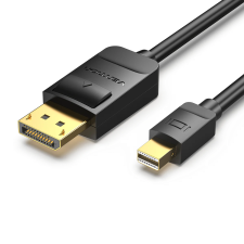Vention HAABH DisplayPort - Mini DisplayPort kábel 2m - Fekete kábel és adapter