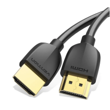 Vention hdmi 2.0 (fekete), 3m, kábel kábel és adapter
