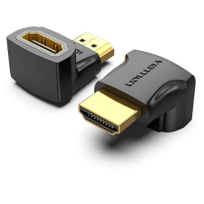Vention HDMI 90 Degree Male to Female Adapter Black 2 Pack kábel és adapter