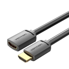 Vention hdmi/m - hdmi/f (4k, hd, pvc, fekete), 3m, kábel kábel és adapter
