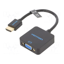 Vention HDMI VGA/D-Sub Átalakító Fekete 15cm ACPBB kábel és adapter