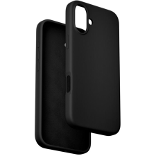 Vention iPhone 16 Plus fekete Liquid szilikon MagSafe tok (KUHB0-20) tok és táska