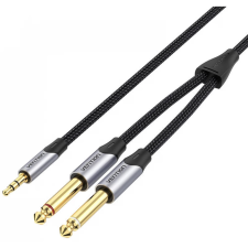 Vention Jack Átalakító Fekete 1.5m BARHG kábel és adapter