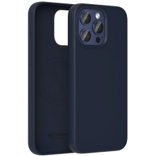 Vention Liquid iPhone 14 Plus szilikon MagSafe tok - Midnight Blue tok és táska