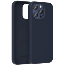 Vention Liquid iPhone 15 Pro szilikon MagSafe tok - Midnight Blue (KUFL0-30) tok és táska