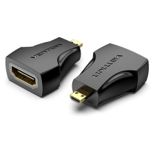 Vention Micro HDMI (M) to HDMI (F) Adapter Black kábel és adapter